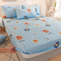 HKM-584339 Thickened Cotton Quilted Pillowcase Set - 48x74cm (2 Pieces)