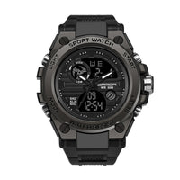 HKM-584531 Outdoor Sports Multi-Kinetic Energy Electronic Watch with Dual Display and Waterproof Design