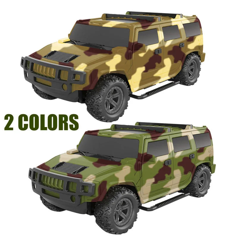 HKM-584595 Remote Control Deformation Military Vehicle Toy for Kids - Indoor and Outdoor Use