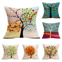 HKM-584851 Mediterranean Style Cartoon Pillow Cover in Various Colors, 45cm x 45cm