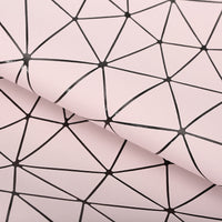 HKM-584851 PU Leather and Cotton Velvet Triangle Embossed Sofa Material, 0.7mm Thickness, 140cm Wide
