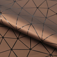 HKM-584851 PU Leather and Cotton Velvet Triangle Embossed Sofa Material, 0.7mm Thickness, 140cm Wide