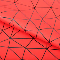 HKM-584851 PU Leather and Cotton Velvet Triangle Embossed Sofa Material, 0.7mm Thickness, 140cm Wide