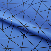 HKM-584851 PU Leather and Cotton Velvet Triangle Embossed Sofa Material, 0.7mm Thickness, 140cm Wide