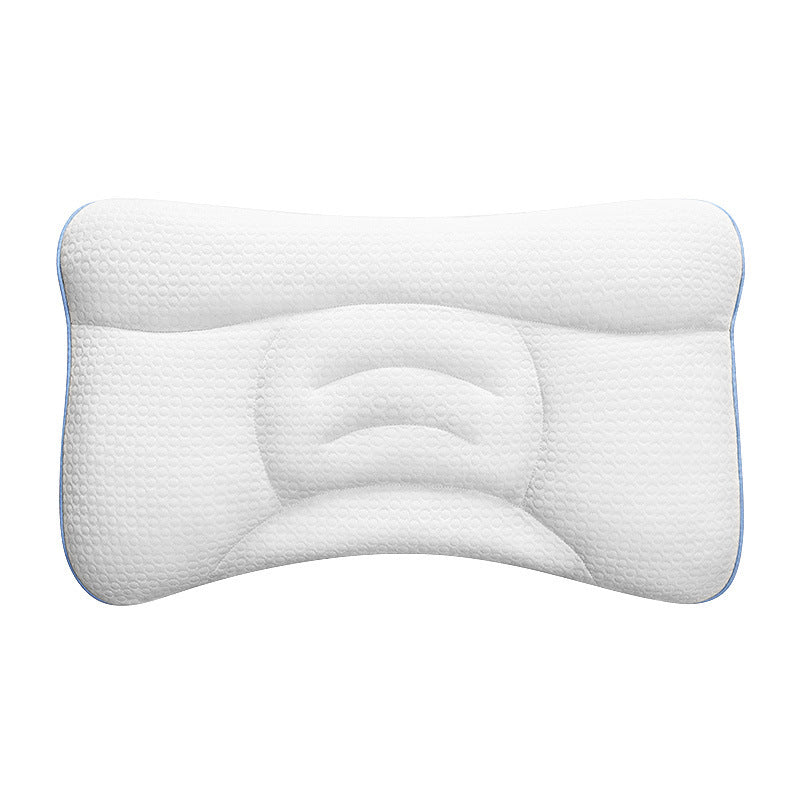 HKM-584979 Children's Spine Support Pillow with Four Seasons Pure Cotton and Doudou Pillowcase Options for Ages 1-18
