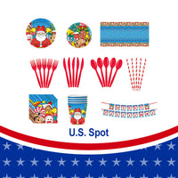 HKM-585299 Christmas 10-Piece Celebration Set for Festive Decor and Gift Giving