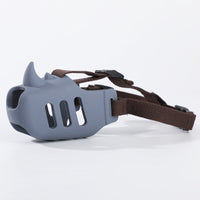 HKM-585363 Silicone Anti-Bite Muzzle for Medium and Large Dogs - Multiple Colors Available