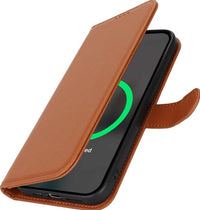 HKM-585427 Leather Wireless Power Bank Wallet with Magnetic Charging and 4 Card Slots