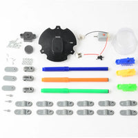 HKM-585747 Creative DIY Doodling Robot Toy for Kids - Educational ABS Plastic Drawing Machine
