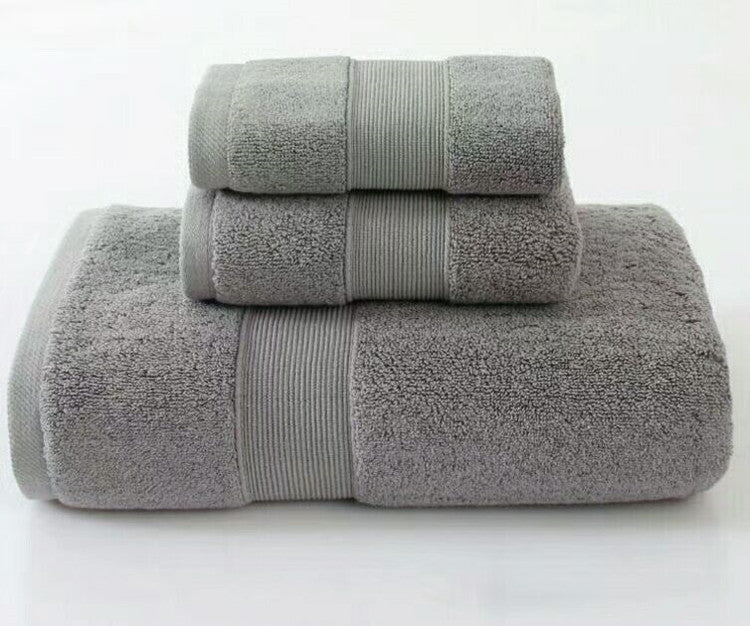HKM-585747 Extra Thick Pure Cotton Bath Towel - Soft, Absorbent, Available in Multiple Colors