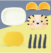 HKM-585811 Kids Building Blocks Table and Chair Set for Ages 2-7 - Eco-Friendly Educational Toy