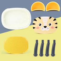 HKM-585811 Kids Building Blocks Table and Chair Set for Ages 2-7 - Eco-Friendly Educational Toy