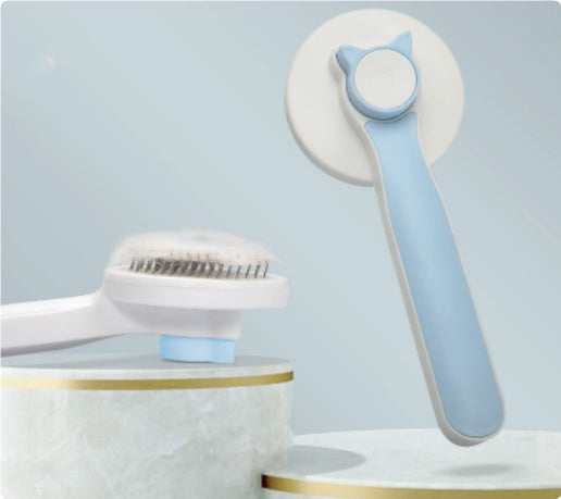 HKM-585875 Effective Cat Grooming Comb for Reducing Shedding and Mats