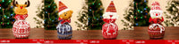 HKM-585939 Christmas Portable Brushed Non-Woven Fabric Gift Bag - Snowman, Elk, Santa, Bear Designs