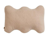 HKM-586003 Velvet Geometric Shape Loop Pillow - Soft Cushions for Living Room and Sofa, Various Colors Available