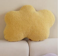 HKM-586003 Velvet Geometric Shape Loop Pillow - Soft Cushions for Living Room and Sofa, Various Colors Available