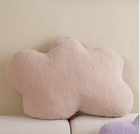 HKM-586003 Velvet Geometric Shape Loop Pillow - Soft Cushions for Living Room and Sofa, Various Colors Available
