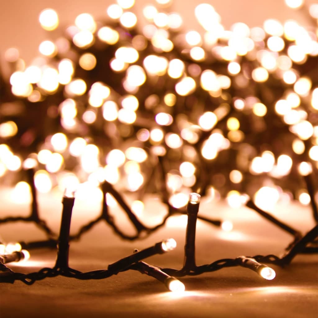 HKM-586131 400 Warm White LED String Lights - 13m Long Decorative Lighting for Holidays