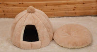 HKM-586131 Cozy Plush Cat and Dog House with Washable Design
