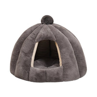 HKM-586131 Cozy Plush Cat and Dog House with Washable Design