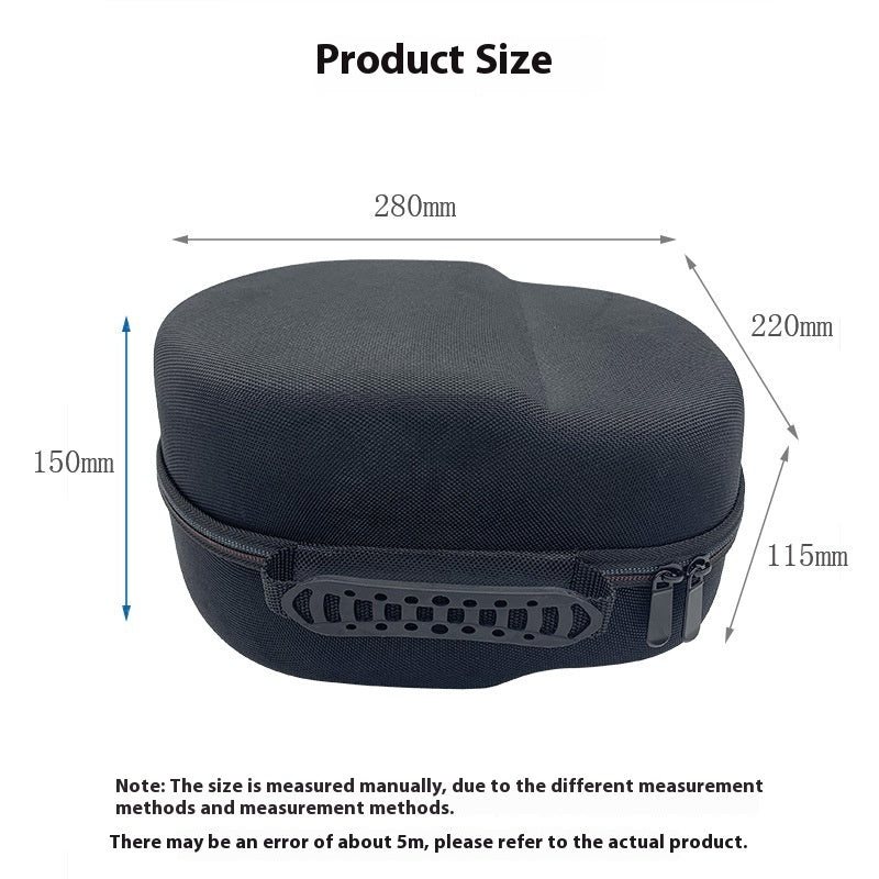 HKM-586195 EVA Storage Bag Accessory Box - Monochrome Black & Heather Gray, 2kg Load Capacity