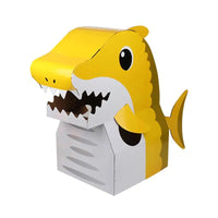 HKM-586323 Creative Wearable Dinosaur Cardboard Costume for Kids - DIY Role Play Toy