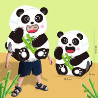 HKM-586323 Creative Wearable Dinosaur Cardboard Costume for Kids - DIY Role Play Toy