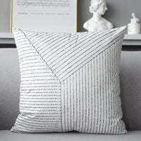 HKM-586387 Light Luxury Velvet Pillowcase 45x45cm with Washing Guidelines