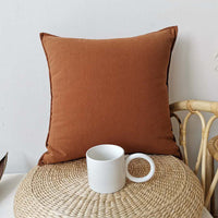 HKM-586387 Light Luxury Velvet Pillowcase 45x45cm with Washing Guidelines