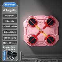 HKM-586579 Wireless LED Boxing Target Training Machine for Kids and Teens - Interactive Rhythm Reaction Game Toy
