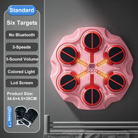 HKM-586579 Wireless LED Boxing Target Training Machine for Kids and Teens - Interactive Rhythm Reaction Game Toy