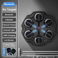 HKM-586579 Wireless LED Boxing Target Training Machine for Kids and Teens - Interactive Rhythm Reaction Game Toy