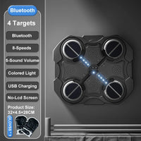 HKM-586579 Wireless LED Boxing Target Training Machine for Kids and Teens - Interactive Rhythm Reaction Game Toy