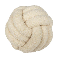 HKM-586643 Knotted Ball Pillow in Solid Color for Bedroom Comfort