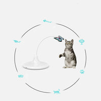 HKM-586771 Rechargeable Automatic Rotating Cat Interactive Toy