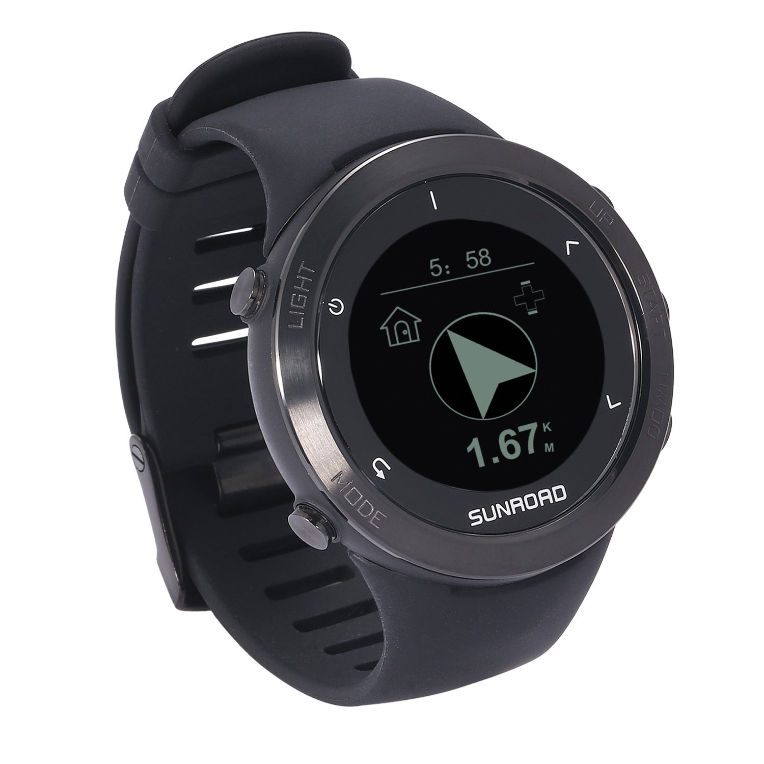 HKM-586835 Dual-Core GPS Smart Sports Watch with Heart Rate Monitor and Multiple Sports Modes
