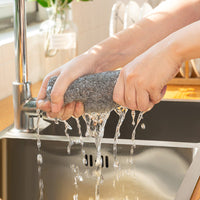 HKM-586899 Bamboo Charcoal Superfine Fiber Dish Cloth for Kitchen and Home Cleaning