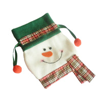 HKM-587091 Christmas Snowman Candy Bag - Cloth Gift Bag, 25X16CM