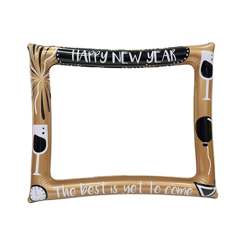 HKM-587283 Christmas Inflatable Photo Frame - Ideal for Family Fun and Interactive Play