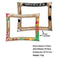 HKM-587283 Christmas Inflatable Photo Frame - Ideal for Family Fun and Interactive Play