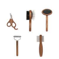 HKM-587411 Pet Grooming Knot Massage Comb Set with Nail Clippers and Various Combs