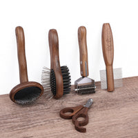 HKM-587411 Pet Grooming Knot Massage Comb Set with Nail Clippers and Various Combs
