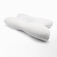 HKM-587475 Bamboo Charcoal Butterfly Shaped Memory Foam Neck Pillow, 100% Slow Rebound Material, 58x33x8/11 cm