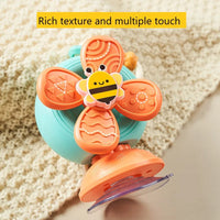 HKM-587475 Multifunctional Snail Suction Cup Spinner Toy for Babies and Toddlers