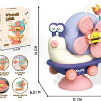 HKM-587475 Multifunctional Snail Suction Cup Spinner Toy for Babies and Toddlers