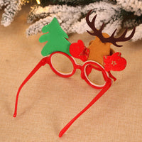 HKM-587603 Christmas Cartoon Themed Decoration Glasses for Children - Santa, Snowman, Deer, Bear Designs
