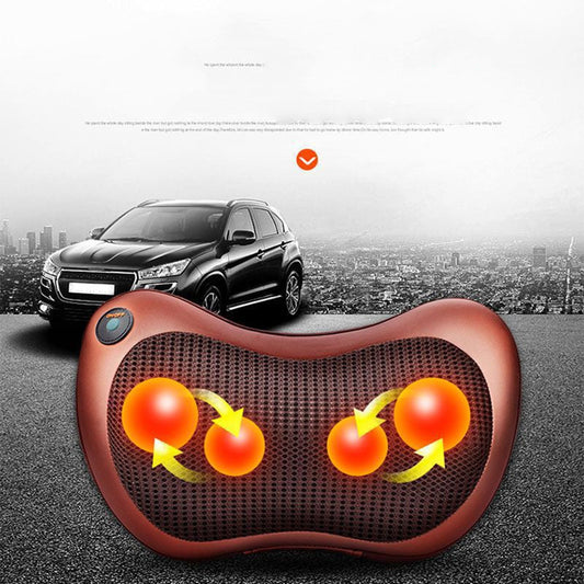 HKM-587603 Dual-Key Infrared Massage Pillow for Neck, Lumbar, and Full Body Relaxation