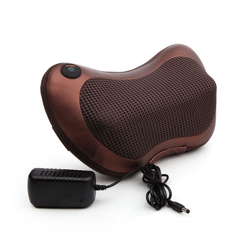 HKM-587603 Dual-Key Infrared Massage Pillow for Neck, Lumbar, and Full Body Relaxation