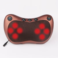 HKM-587603 Dual-Key Infrared Massage Pillow for Neck, Lumbar, and Full Body Relaxation