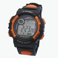 HKM-587987 Student Electronic Watch with Luminous Display, Alarm, Chronograph, and Calendar Features - Durable PVC Strap
